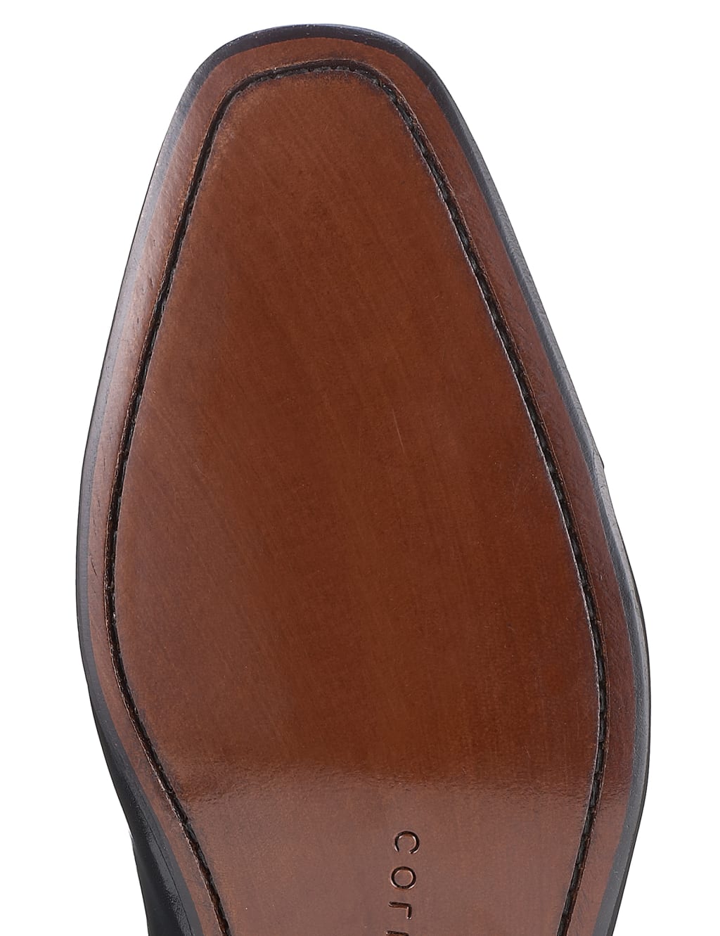 Freshfeet™ Leather Extra Wide Panelled Shoes with Silver Technology 4 of 5