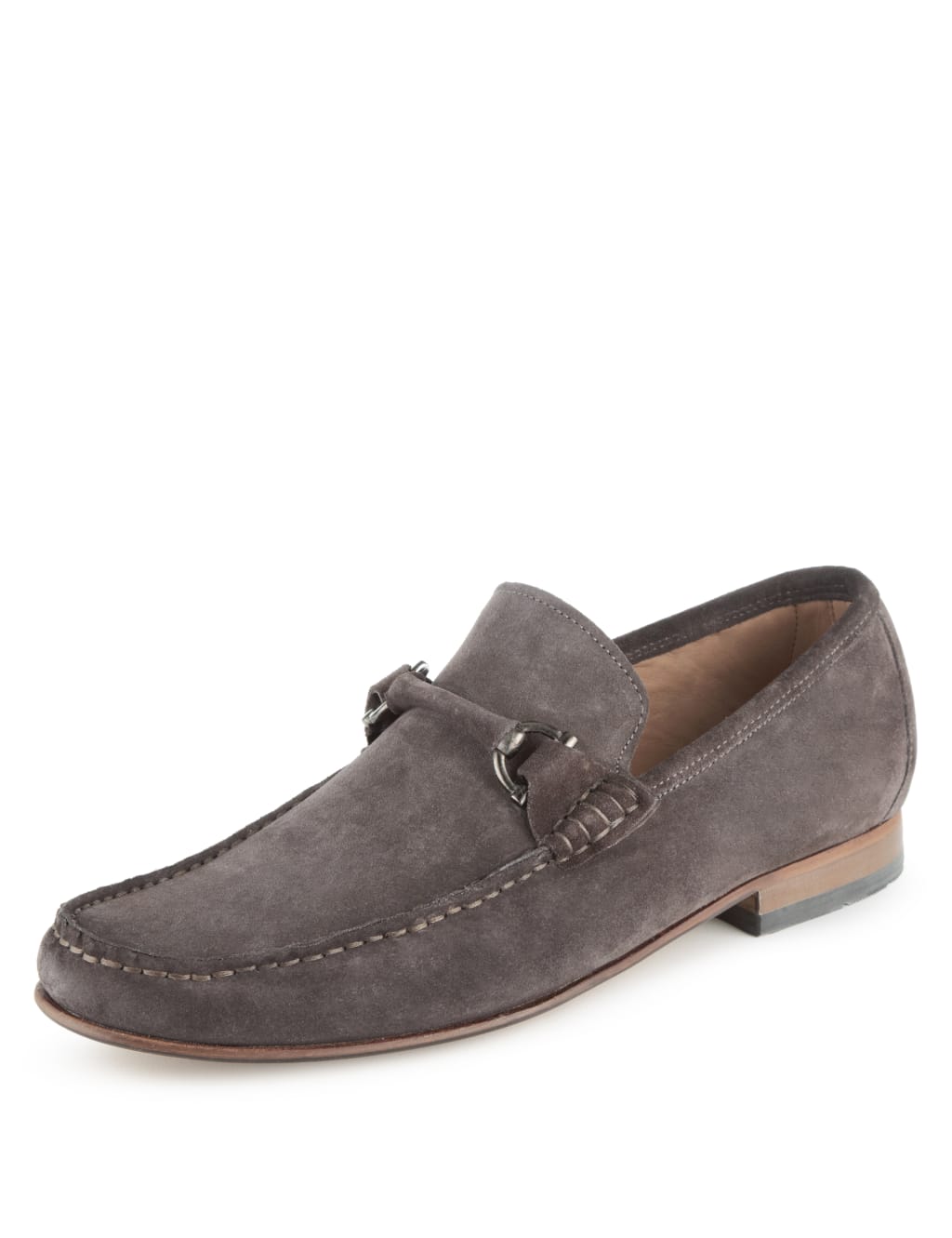 Suede snaffle loafers new arrivals