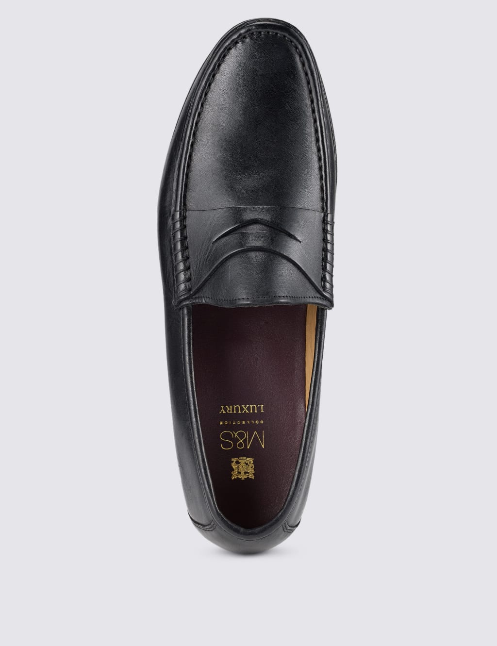 Leather Penny Slip-on Loafers 3 of 4