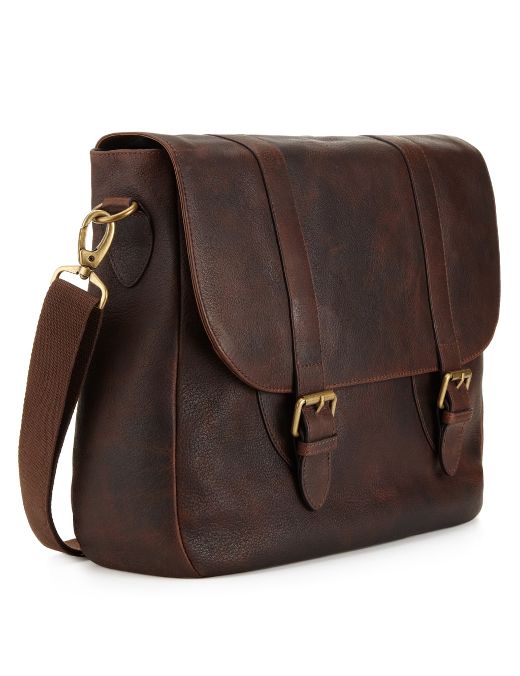 Leather Saddle Dispatch Bag 1 of 4