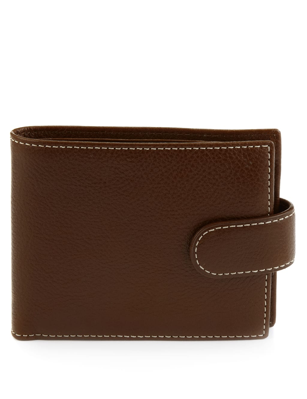 Luxury Leather Coin ID Tab Wallet with Datashield 1 of 4