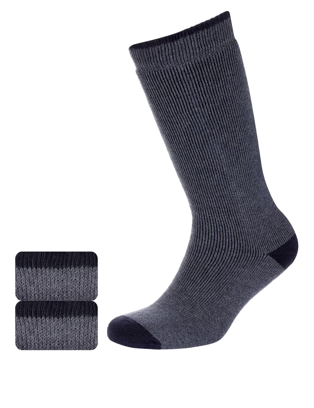 2 Pairs of Ultraheat Long Thermal Socks 1 of 1