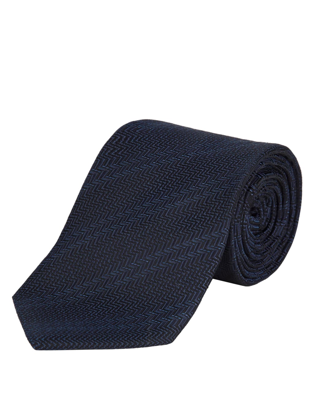 Pure Silk Premium Zig Zag Textured Tie 1 of 1