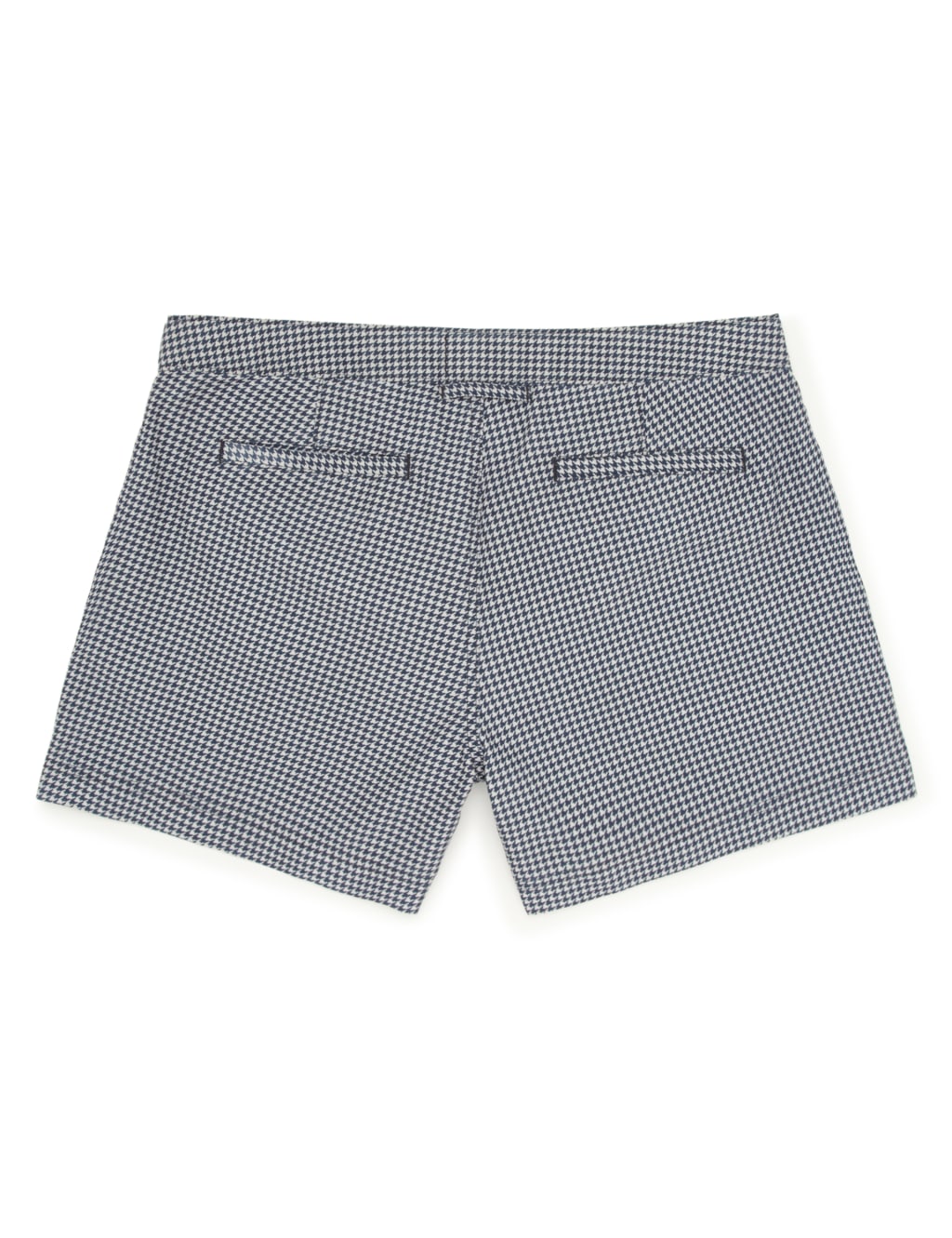 Tailored Fit Dogtooth Adjustable Waistband Swim Shorts 3 of 7
