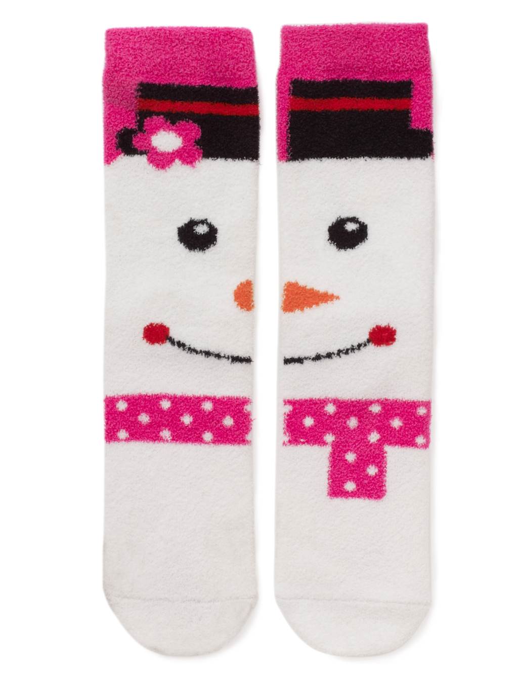 Snowgirl Cosy Slipper Socks with Grippers 1 of 1