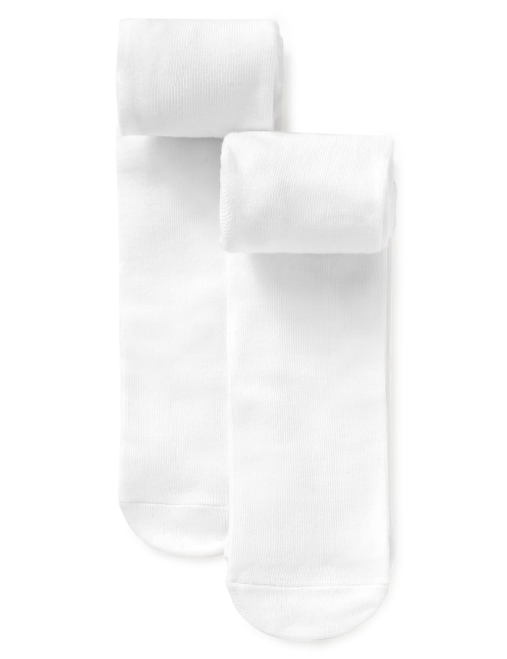 2 Pairs of Cotton Rich StaySoft™ Baby Tights (0 Month - 24 Months) 1 of 1