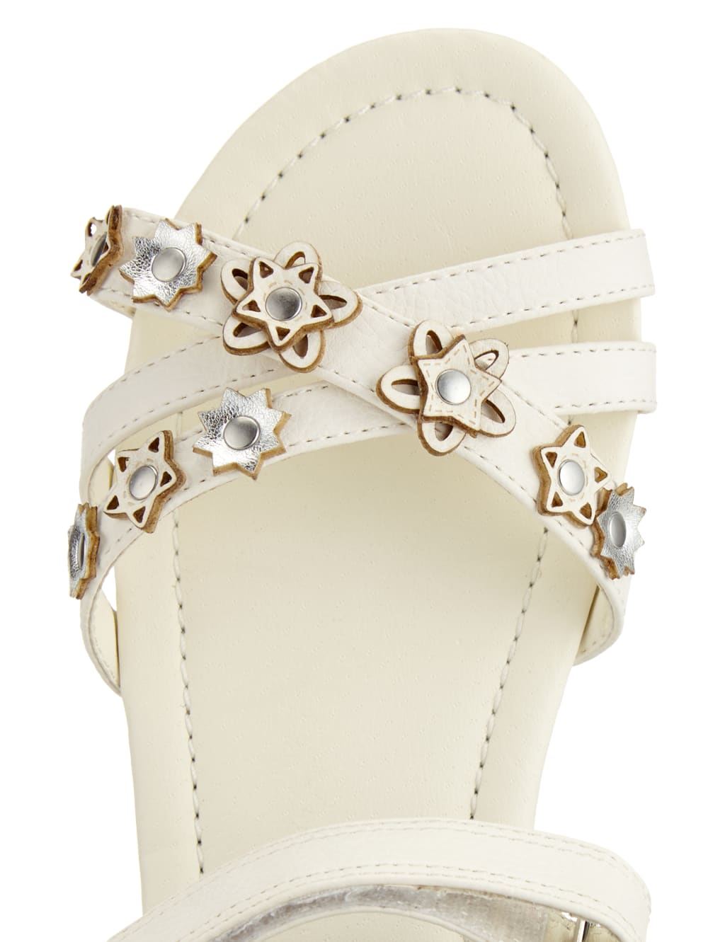 Kids' Floral & Star Appliqué Sandals 5 of 5