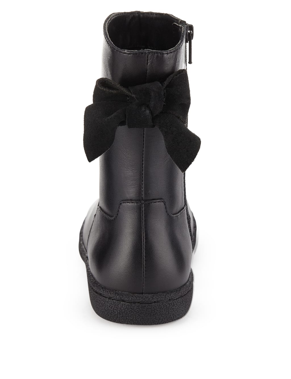 Leather Bow Mid-Calf Boots (Younger Girls) 2 of 4