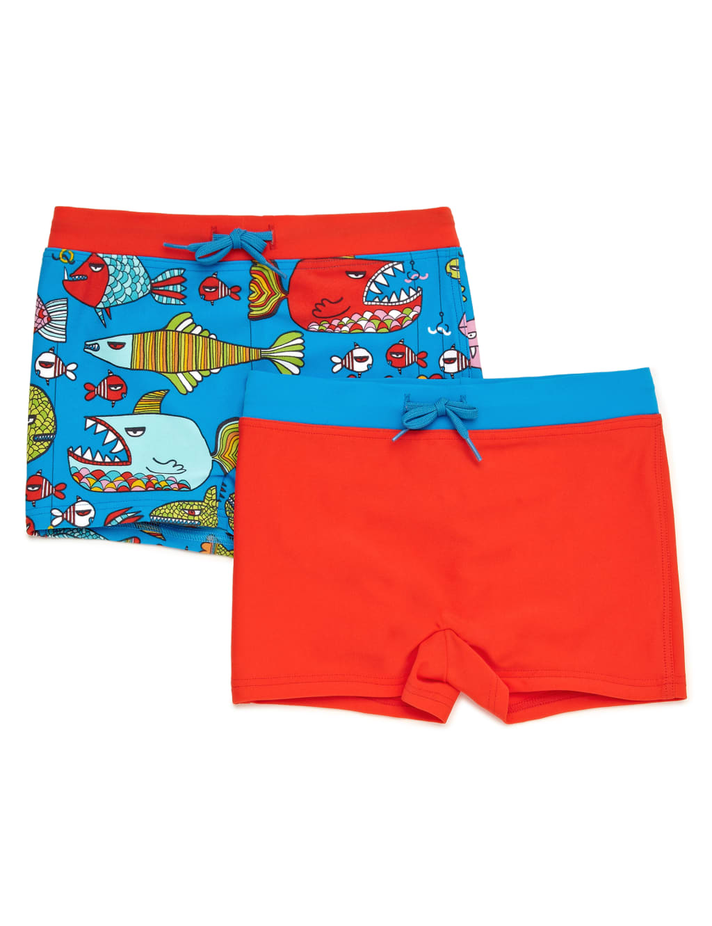 Chlorine Resistant Lycra Xtra Life 2 Pack Quick Dry Assorted Swim Shorts 1 7 Years M S