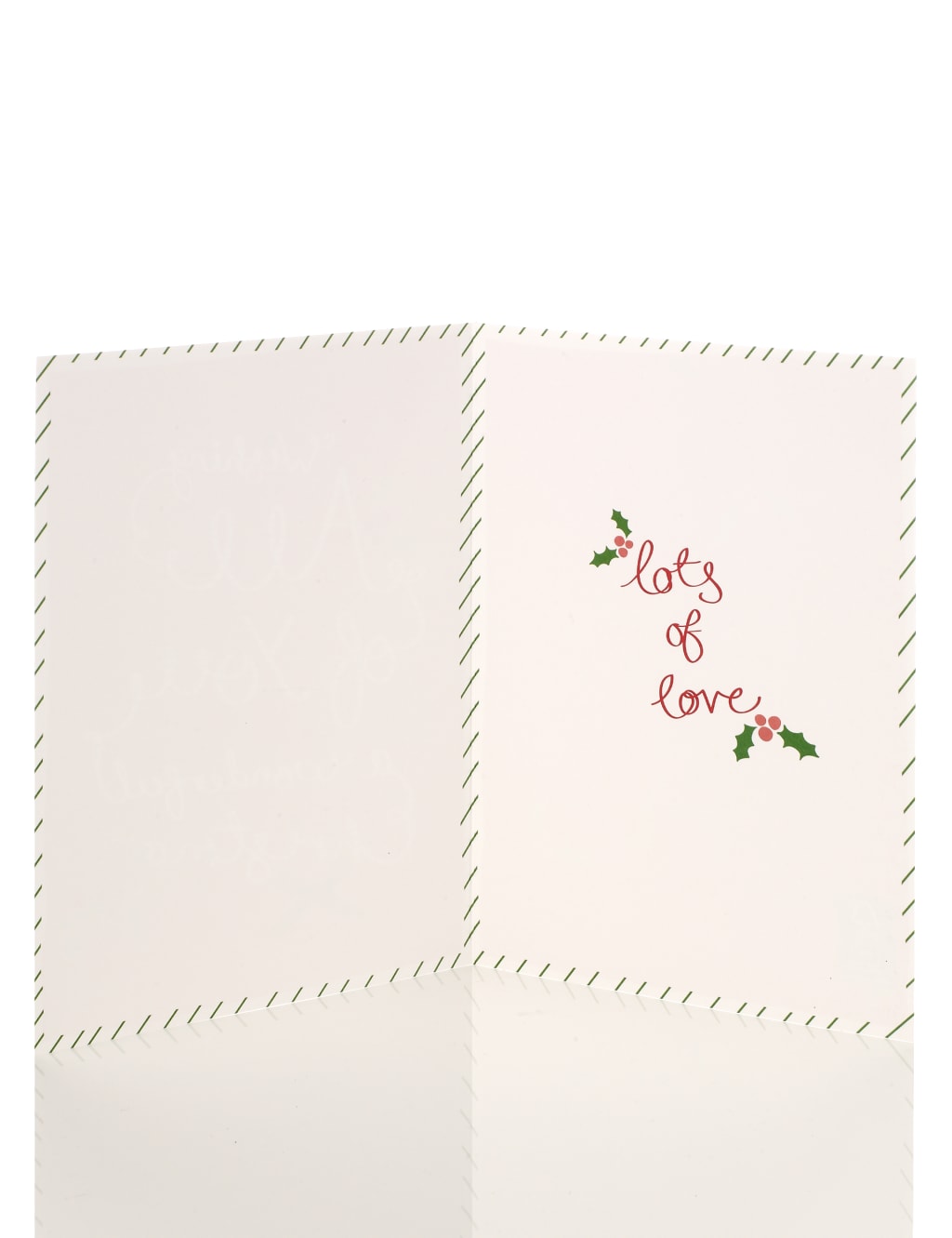 All Of You Ribbon Text Christmas Card 2 of 2