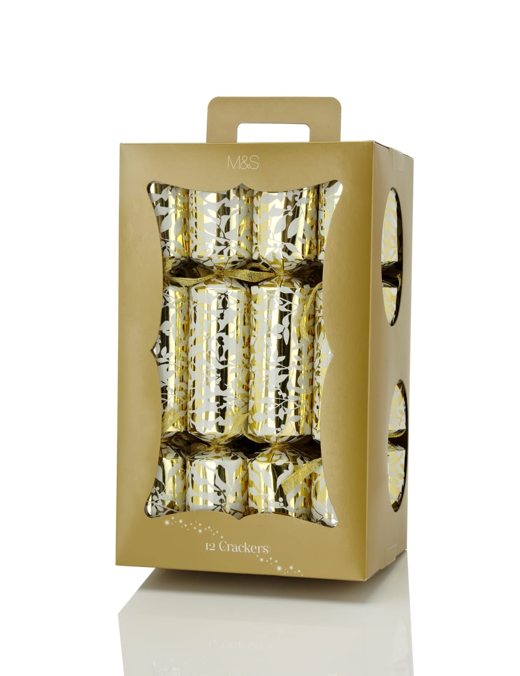 12 Gold Foliage Value Christmas Crackers 1 of 3