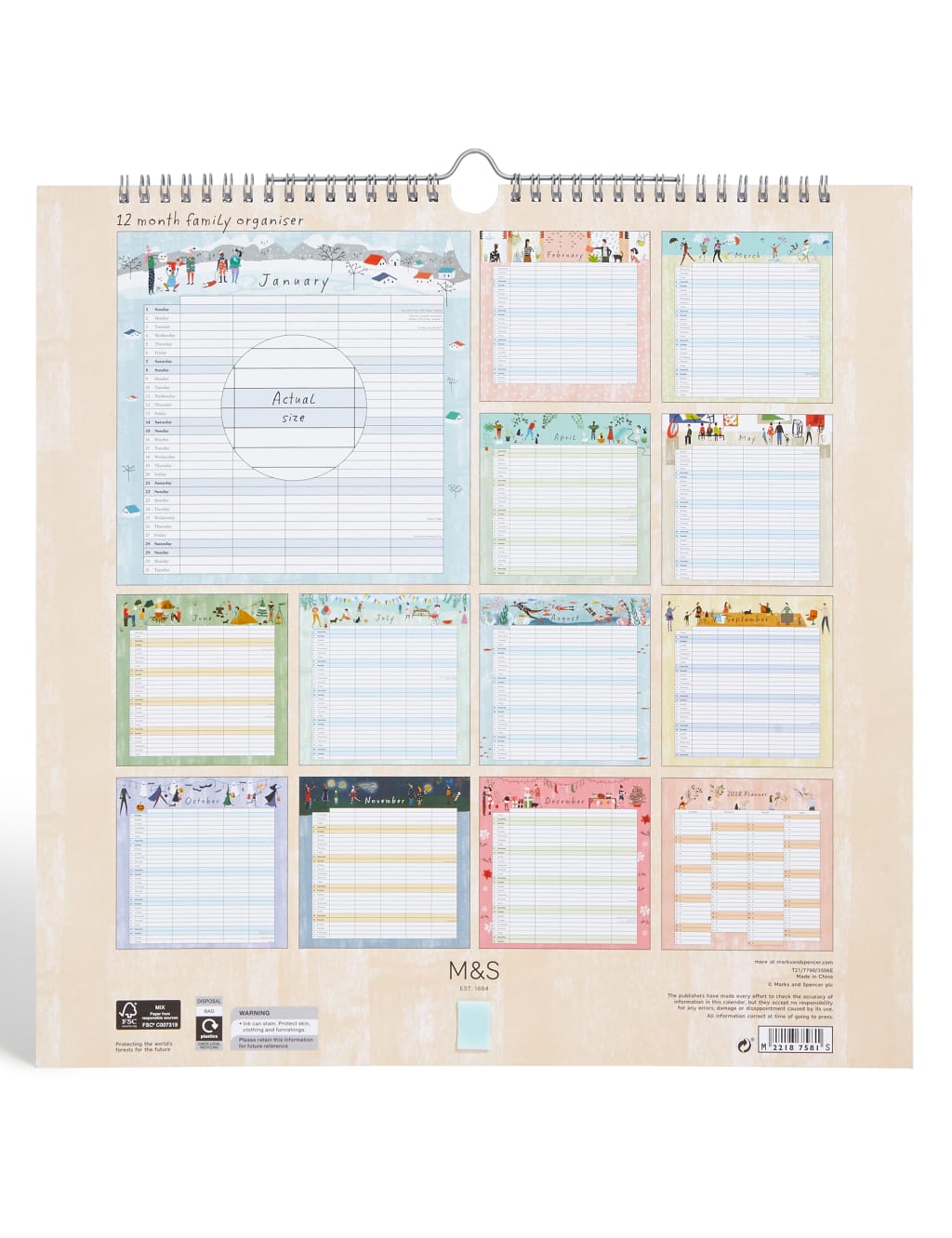 Illustrated Family Organiser 4 of 4