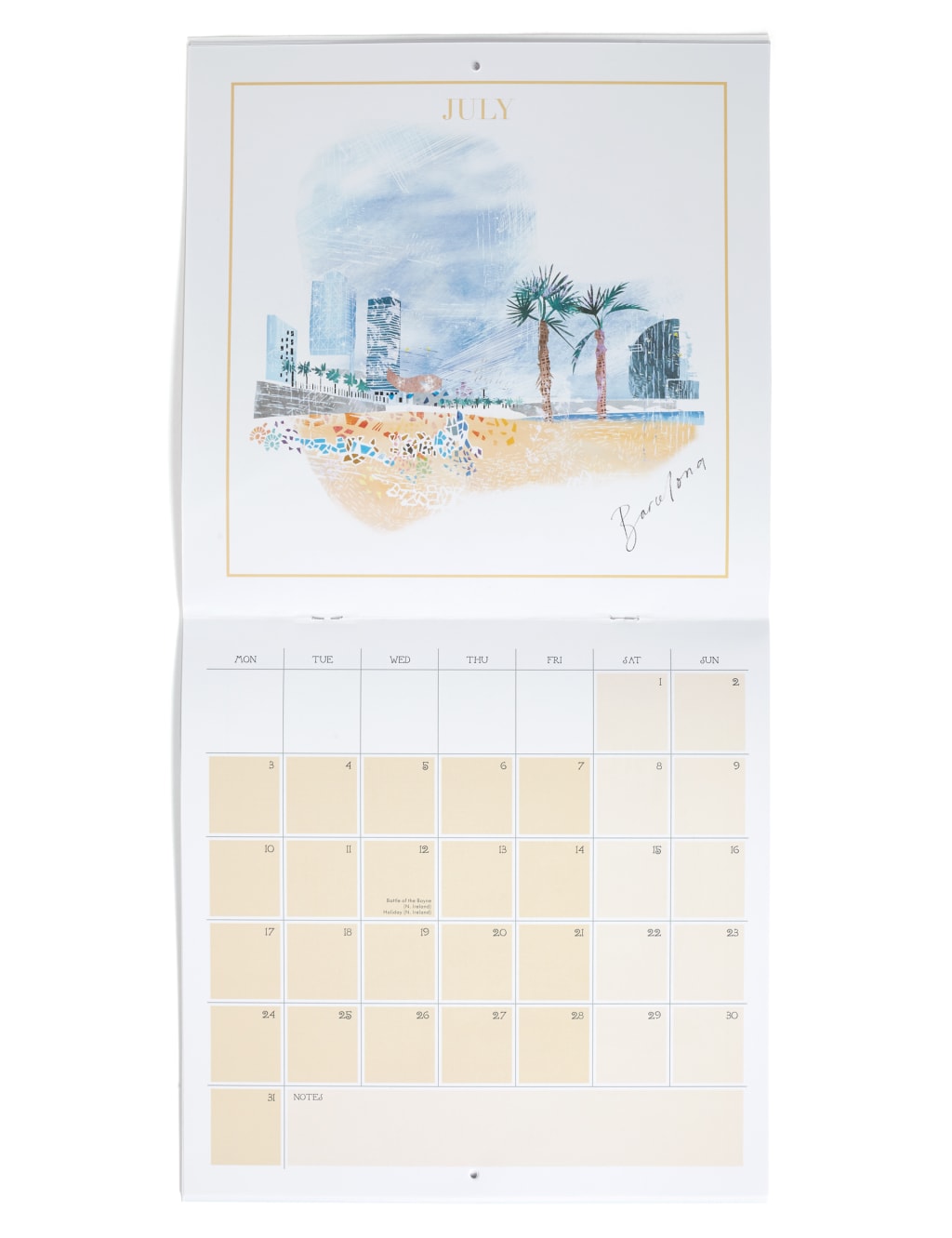 Illustrated Cities Calendar 2 of 4