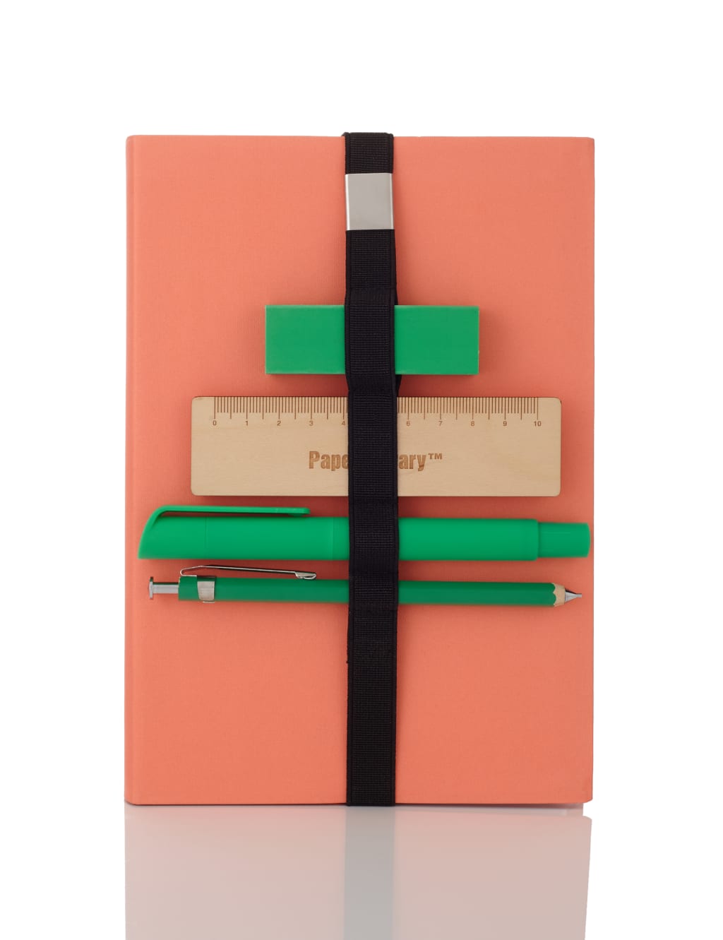 Coral A5 Unlined Notebook & Stationery Set 1 of 2