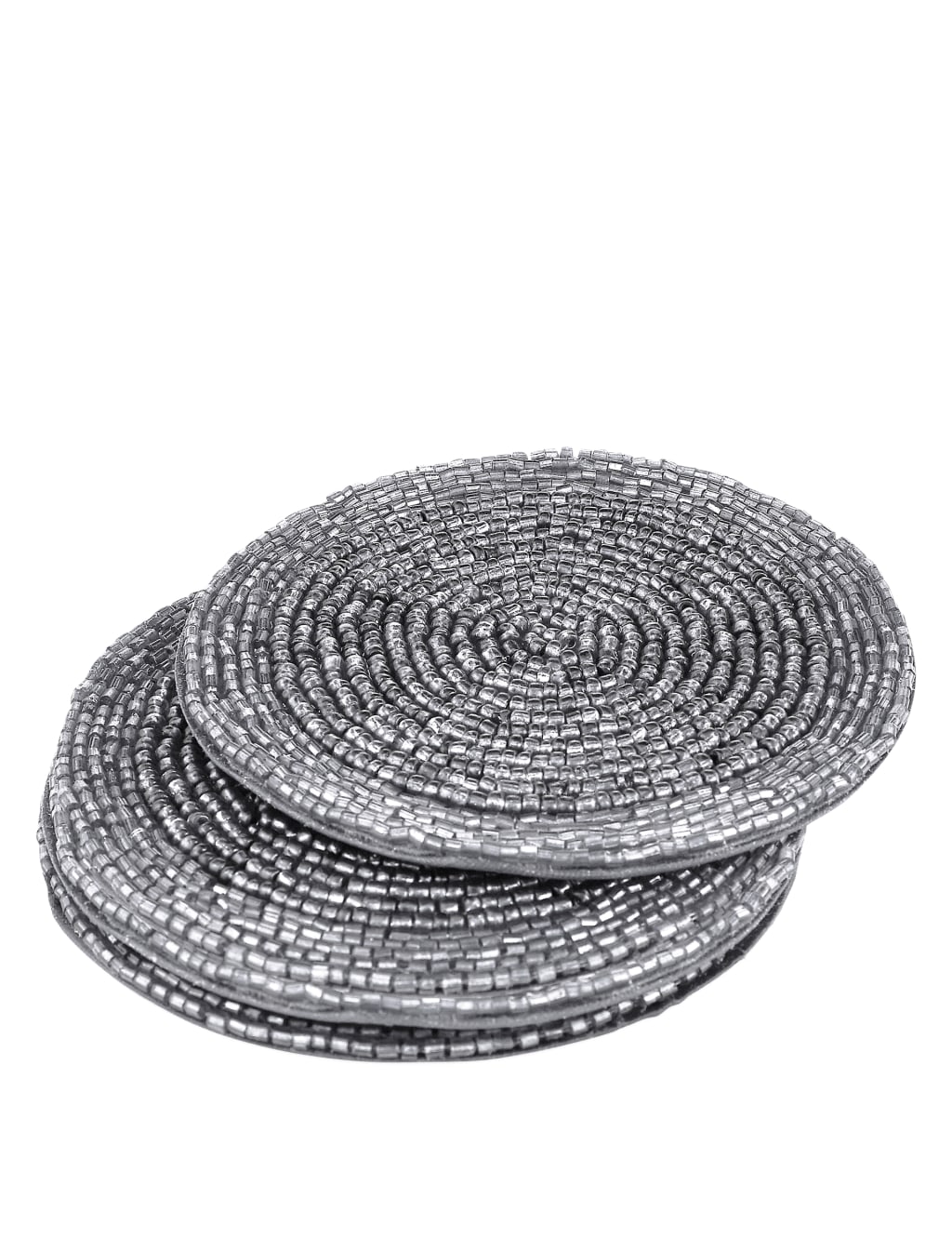4 Pack Round Beaded Coaster 1 of 1