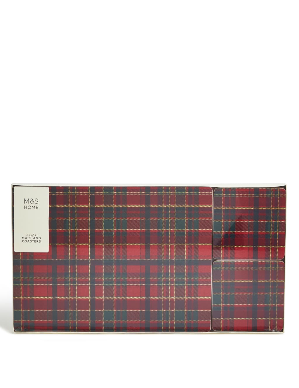 Tartan Mat & Coaster Set 5 of 5