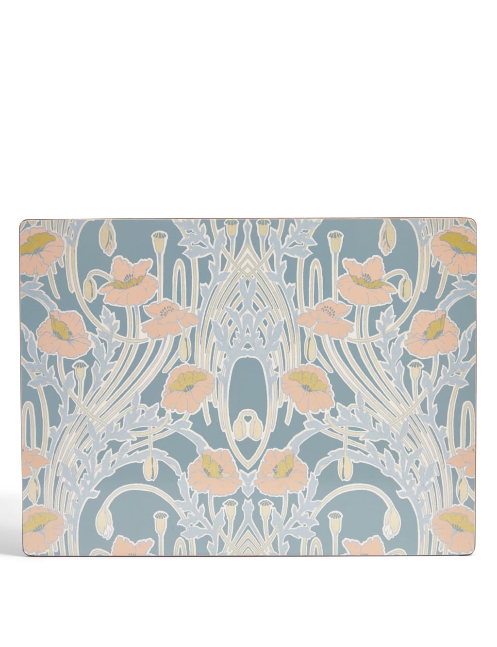 Ornate Floral Cork Mats & Coasters 4 Pack 3 of 5