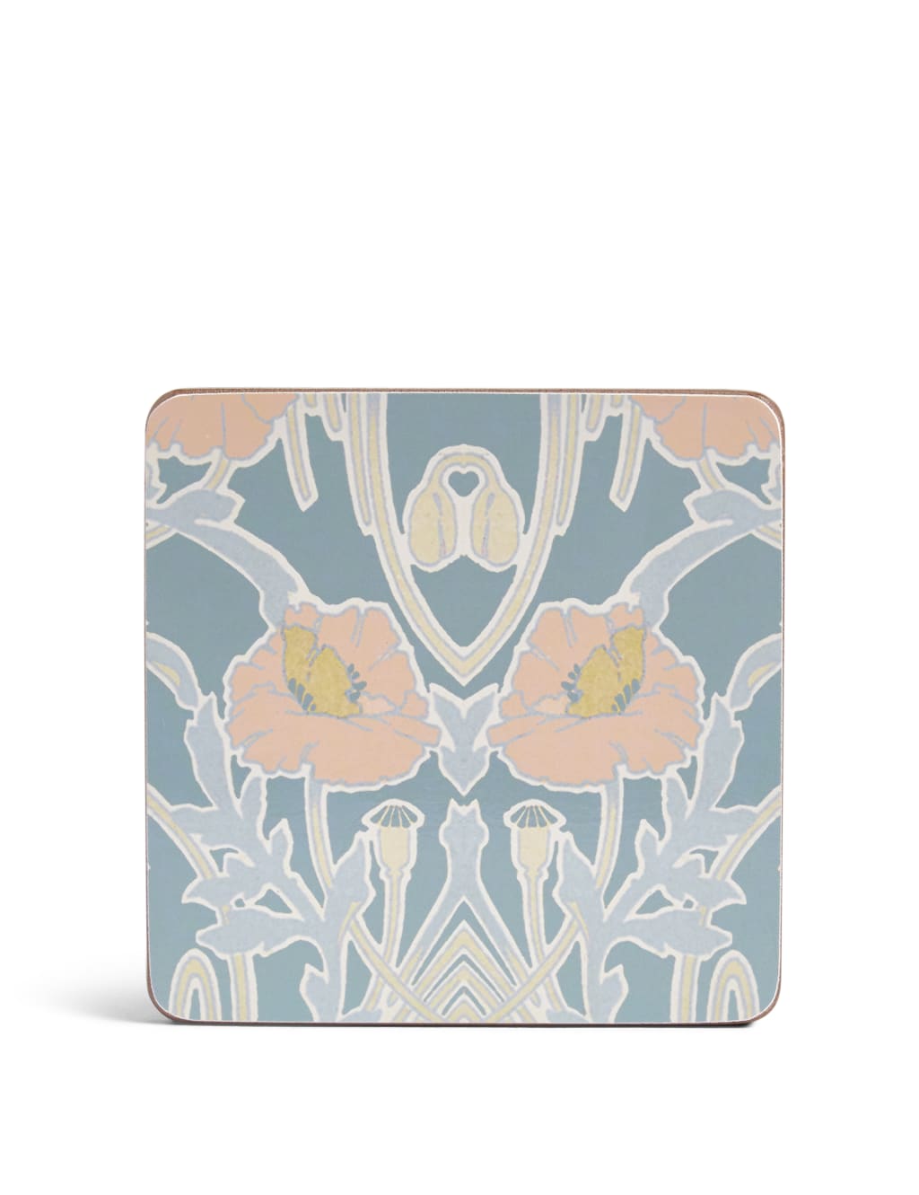 Ornate Floral Cork Mats & Coasters 4 Pack 5 of 5