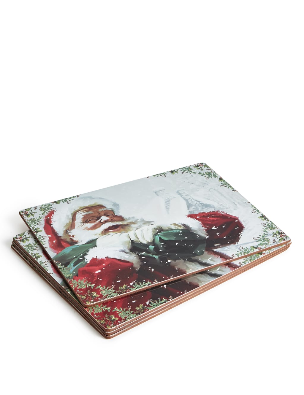 Father Christmas Mats & Coasters Set 2 of 6