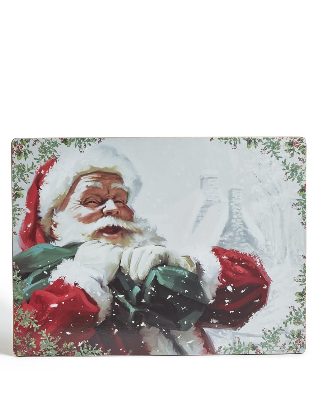 Father Christmas Mats & Coasters Set 3 of 6