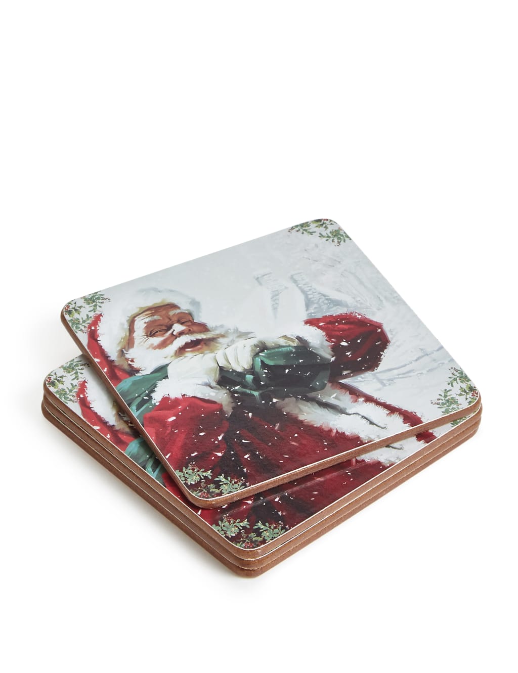 Father Christmas Mats & Coasters Set 4 of 6