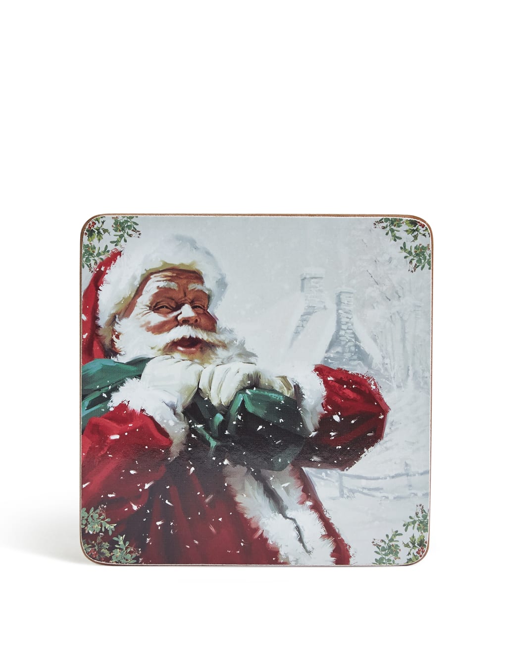 Father Christmas Mats & Coasters Set 5 of 6