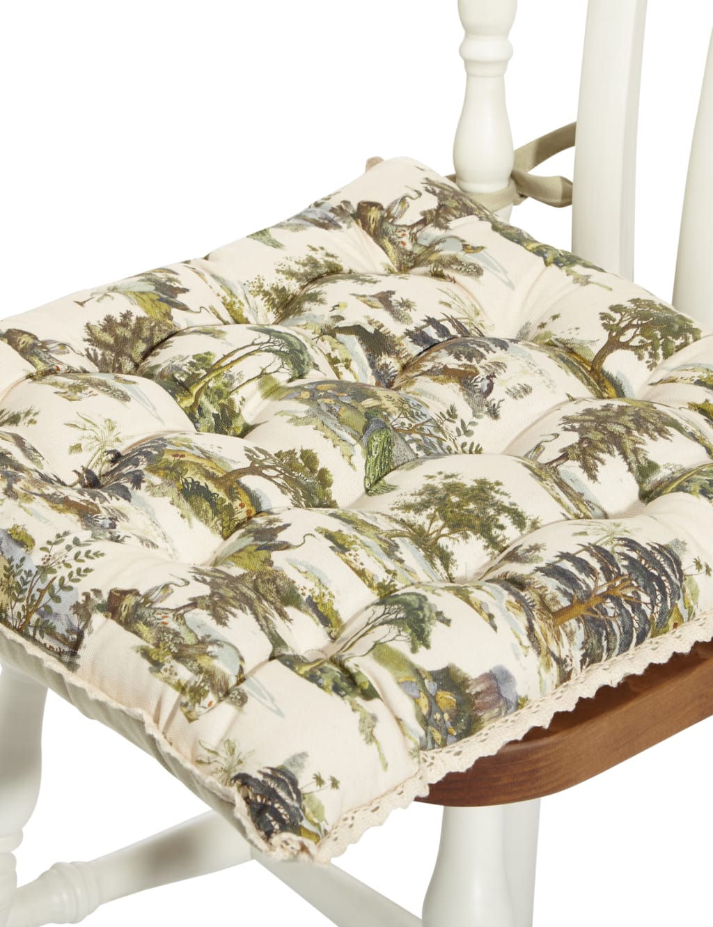 Forest Toile Seat Pad 2 of 2