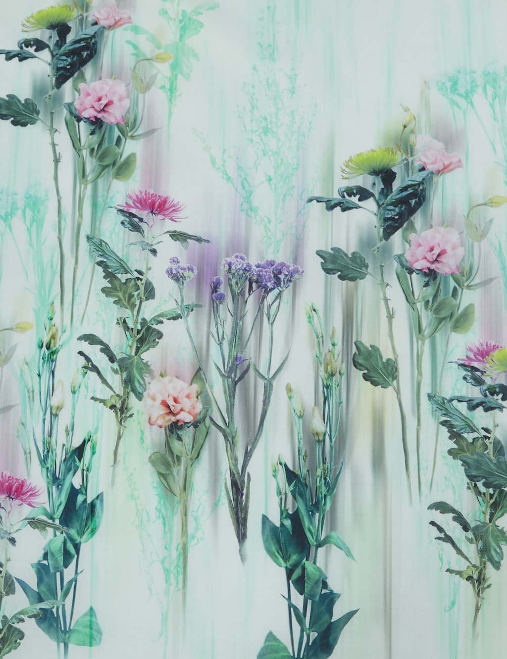 Jemima Digital Floral Print Bedding Set 4 of 4