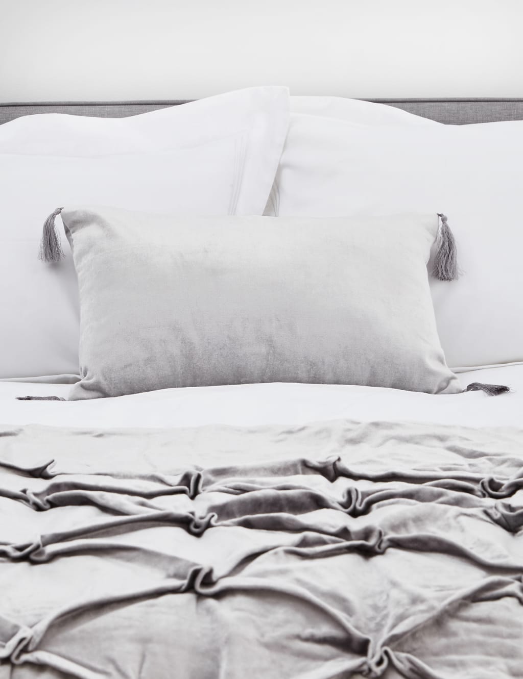 Velvet Quilted Throw M S Collection M S
