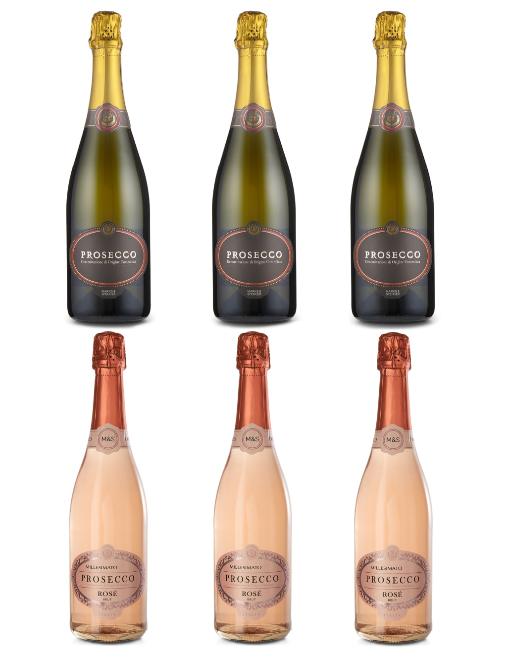 Classic Prosecco & Rosé Prosecco - Case of 6 1 of 1