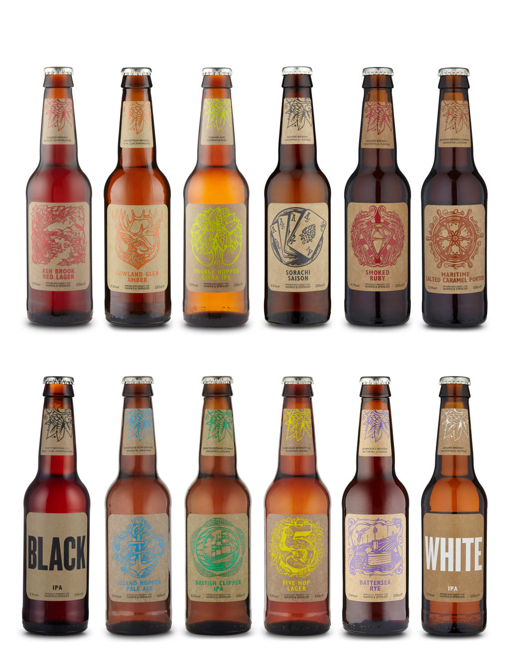 Mixed Craft Beers - Case of 12 1 of 1