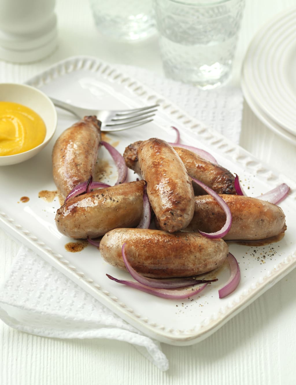 18 British Aberdeen Angus Beef & Pepper Sausages 1 of 2