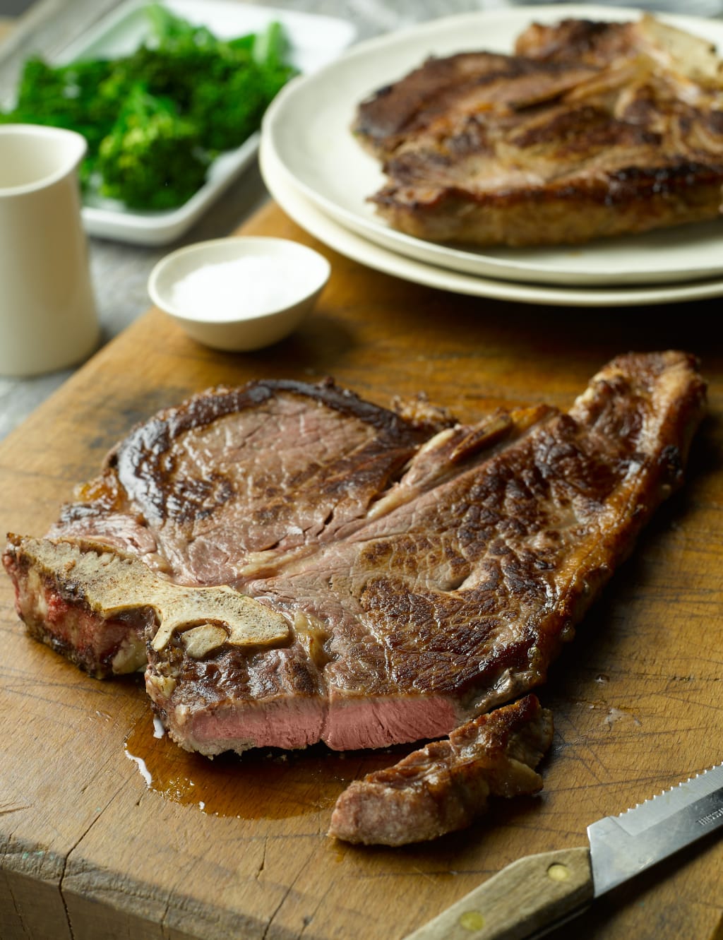 2 Thick Cut T Bone Steaks 1 of 2