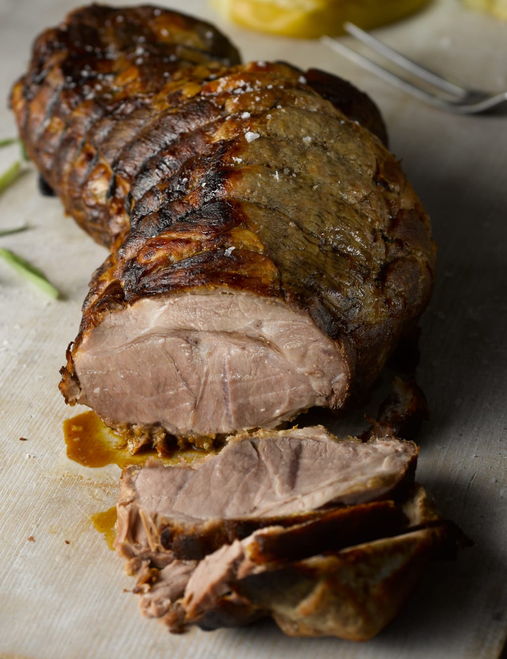 Gloucester Old Spot Pork Shoulder Boneless Joint 1 of 3