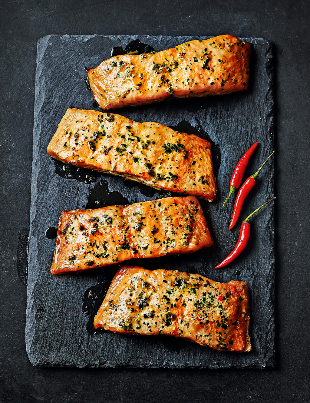 4 Scottish Lochmuir™ Salmon Fillets with Soy, Ginger & Lime 1 of 3