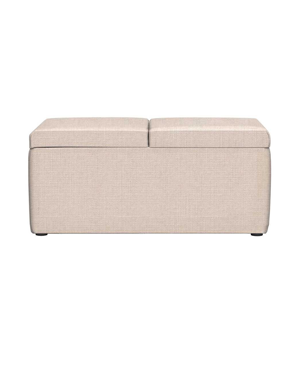 Lena Ottoman Veela Cream Footstool 1 of 1