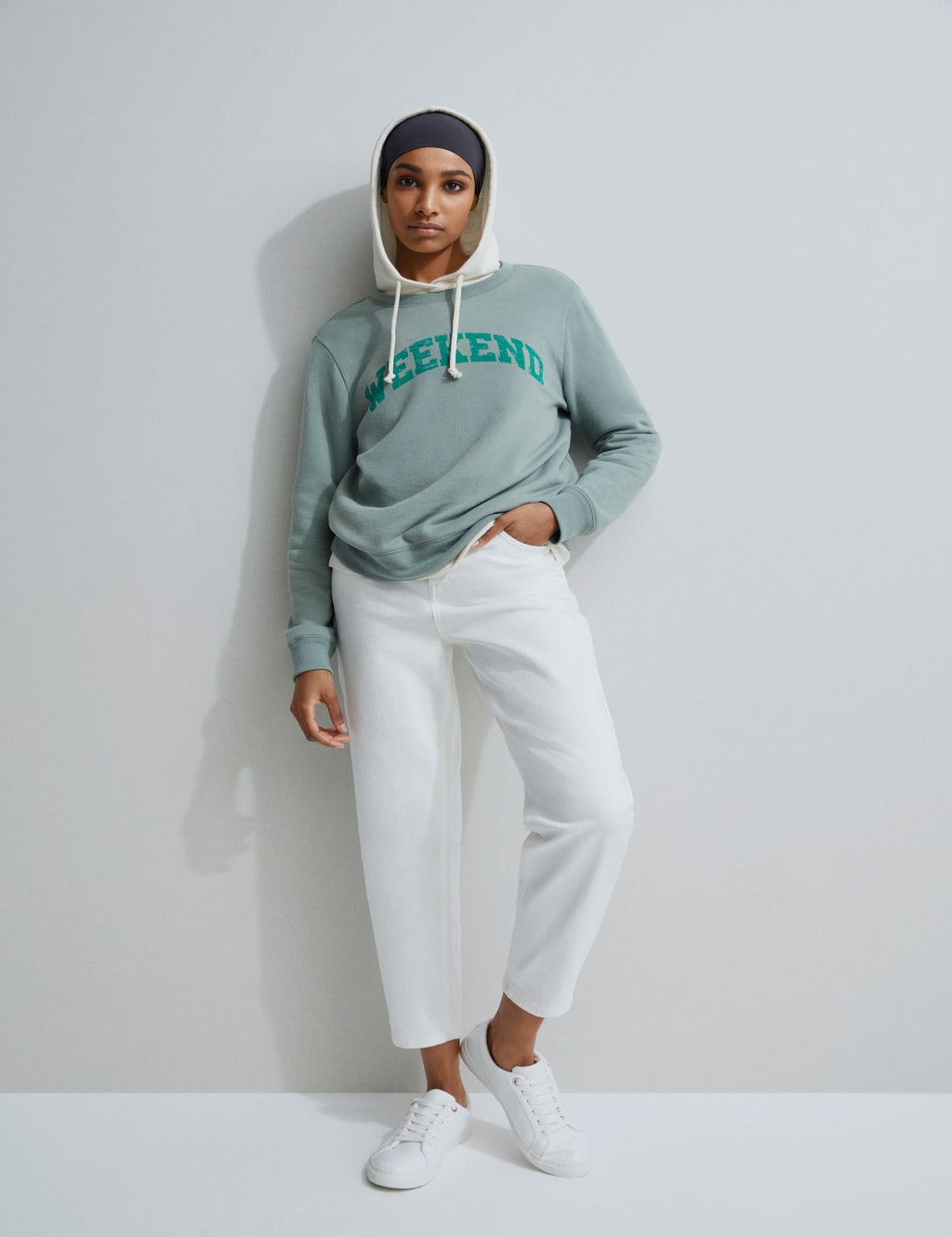 Weekend slogan sweatshirt discount