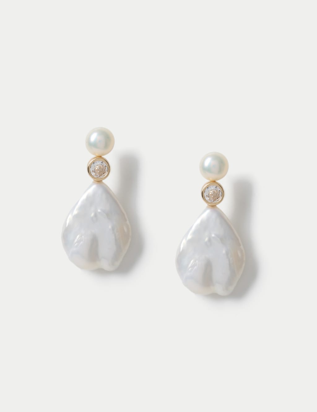 M and s pearl earrings hotsell