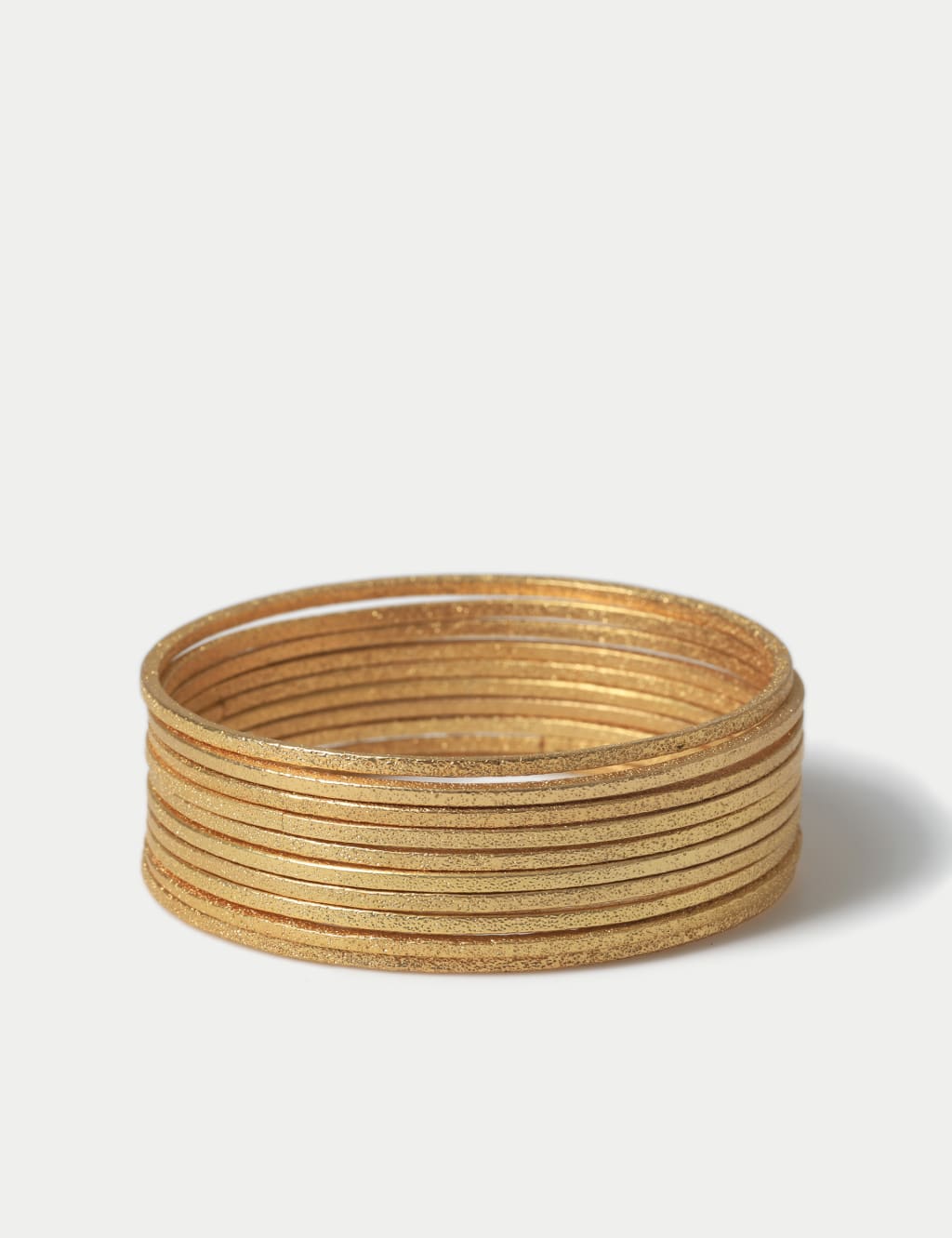 Gold Tone Bangle Set 1 of 2