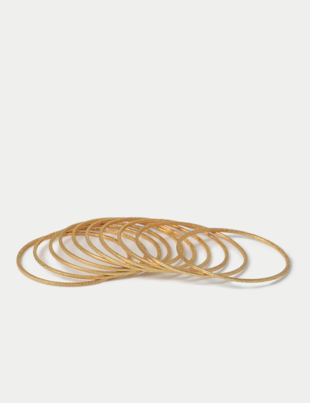 Gold Tone Bangle Set 2 of 2