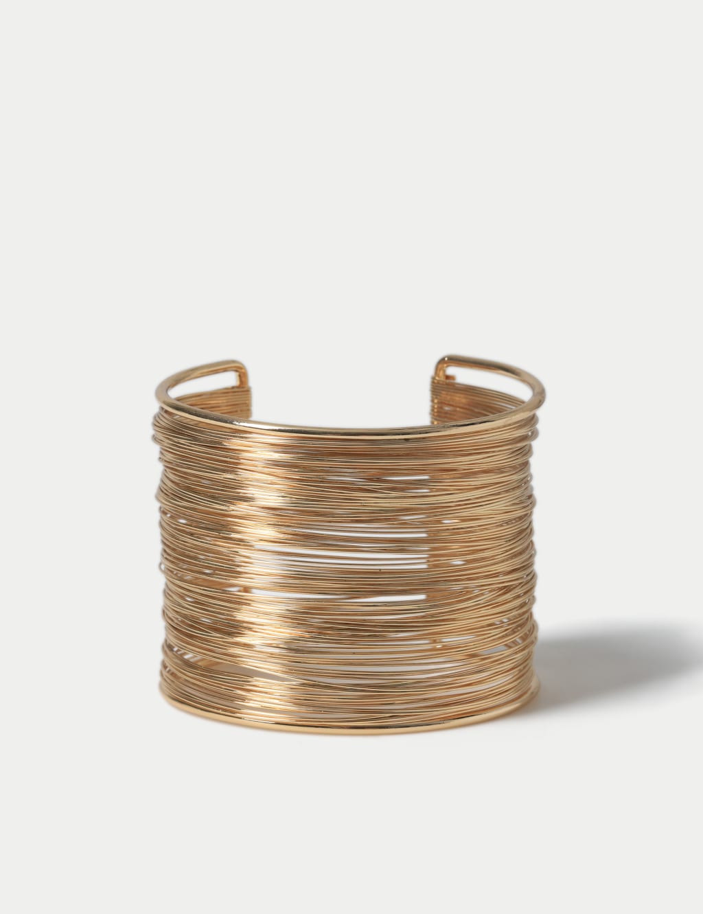 Gold Tone Wire Cuff 2 of 2