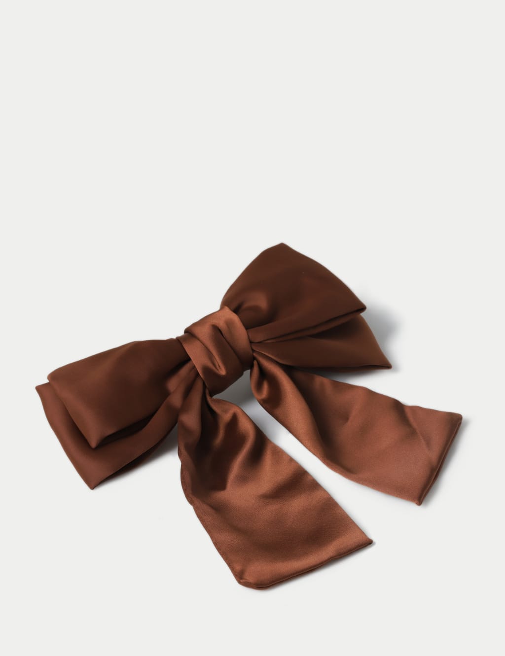 Chocolate Satin Bow 2 of 3