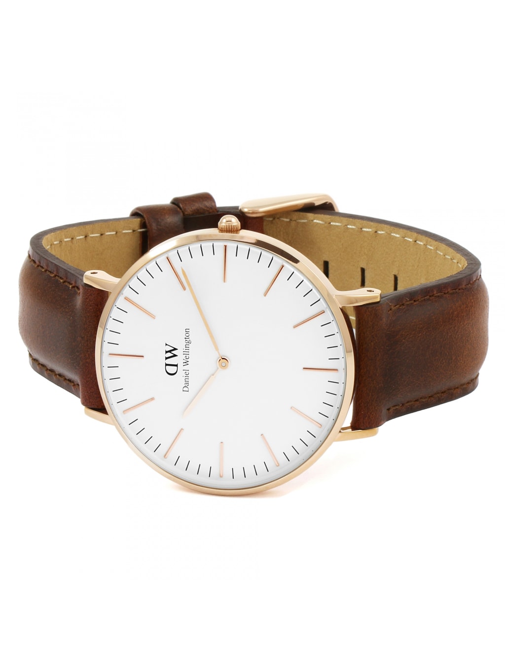 Daniel Wellington St Mawes Brown Leather Watch 2 of 5