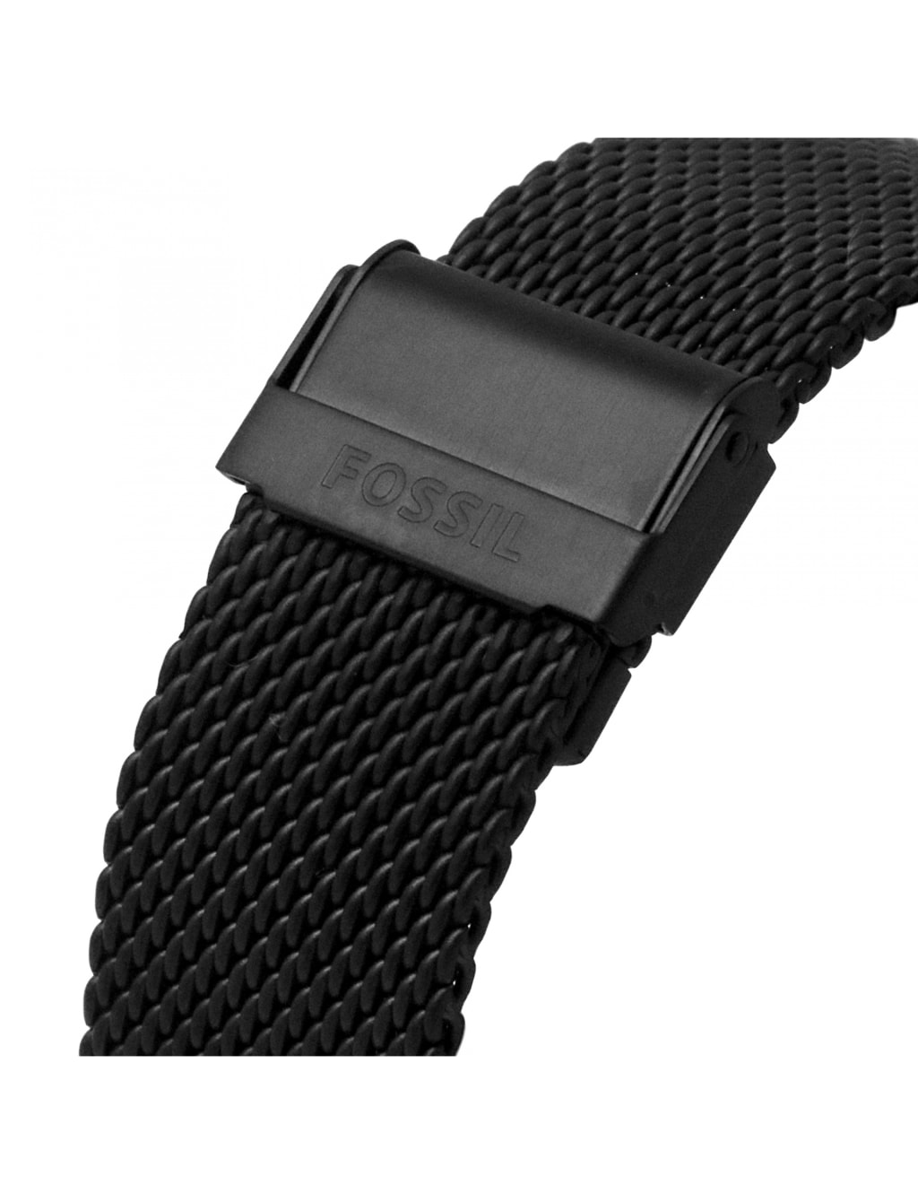 Fossil Minimalist Black Stainless Steel Watch Fossil M S