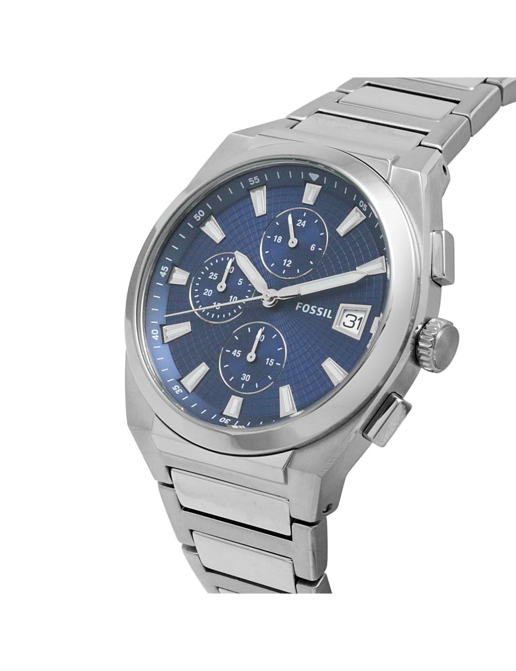 Fossil Everett Stainless Steel Chronograph Watch 5 of 7