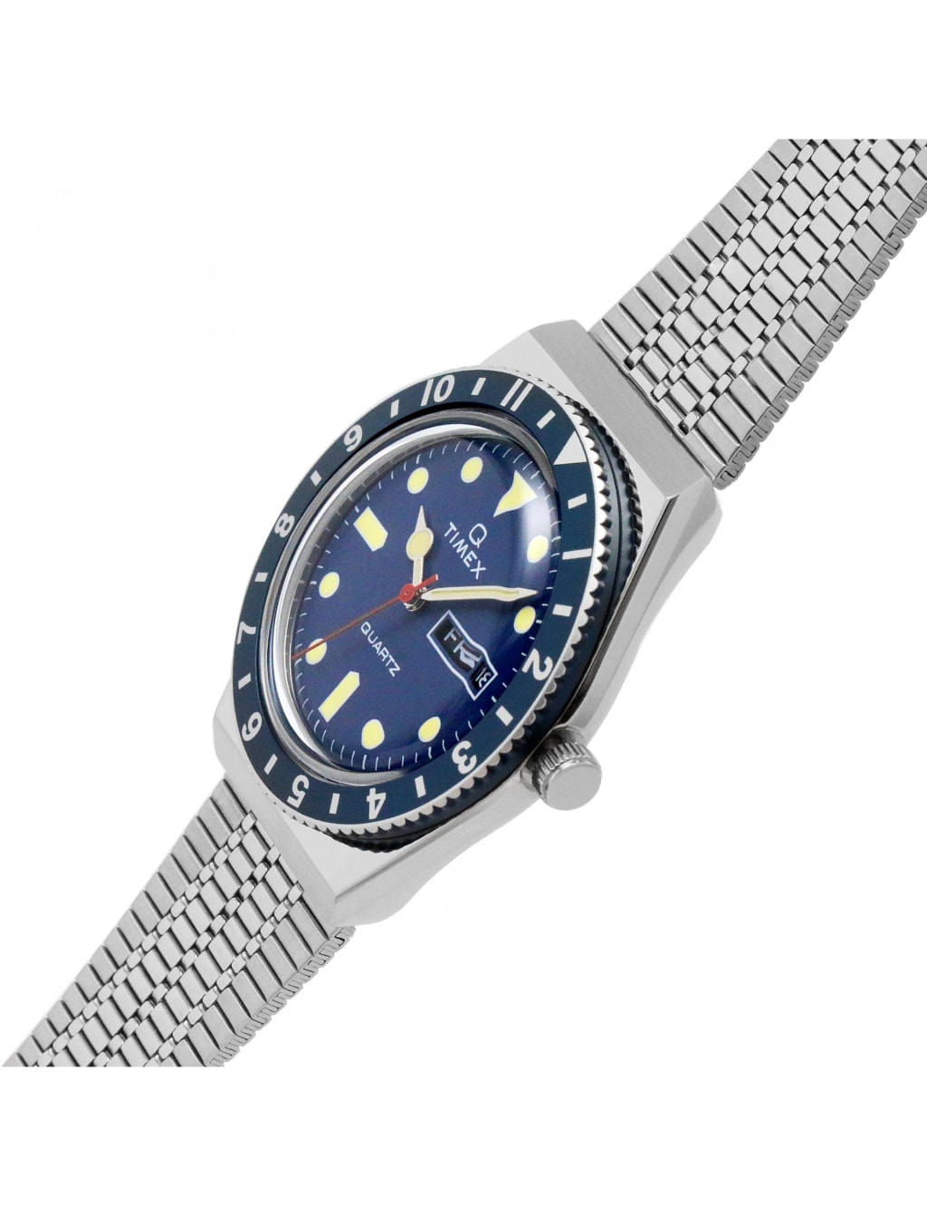 Timex Q Diver Stainless Steel Watch 7 of 8