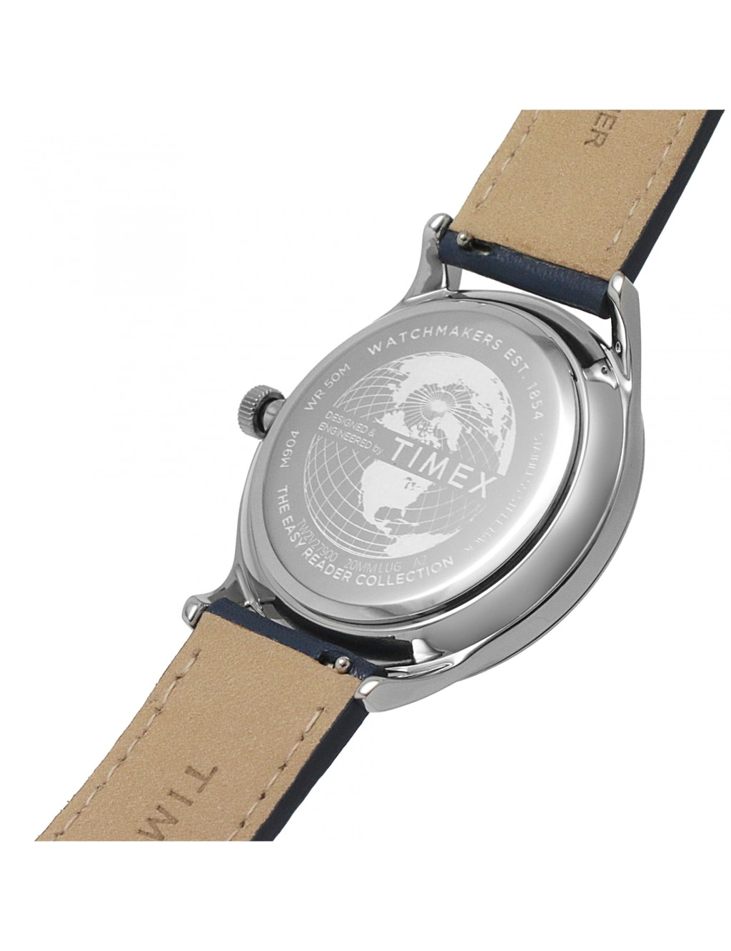 Timex Essential Collection Blue Leather Watch 7 of 7