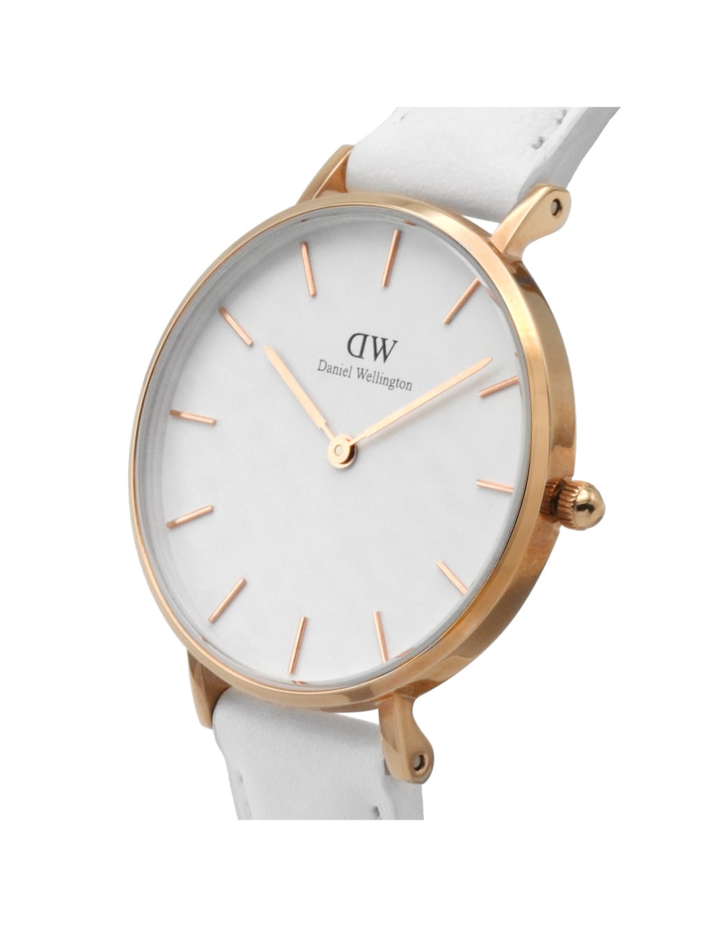 Daniel Wellington Petite Bondi White Leather Watch 4 of 5