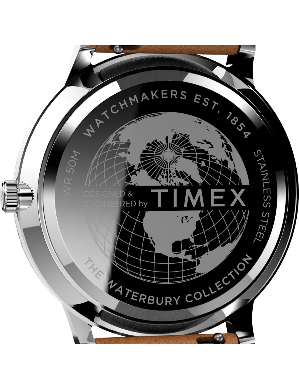 Timex Waterbury Classic Brown Leather Watch 3 of 7