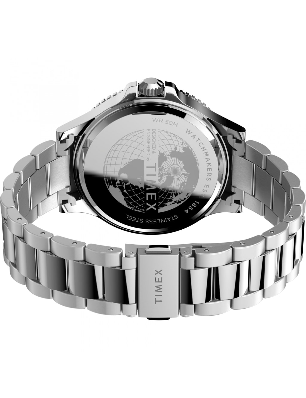 Timex Metropolitan Stainless Steel Chronograph Watch 4 of 7